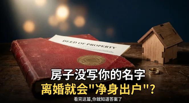 房子没写你的名字，离婚就会“净身出户”？上海婚姻律师拆解核心补偿逻辑