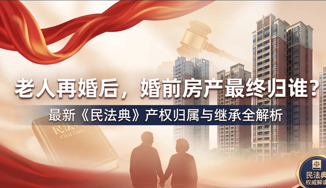 老人再婚后,婚前房产最终归谁?——《民法典》视角下的产权归属与继承全解析